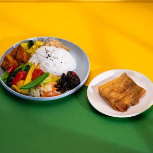 義式香料豆包餐盒